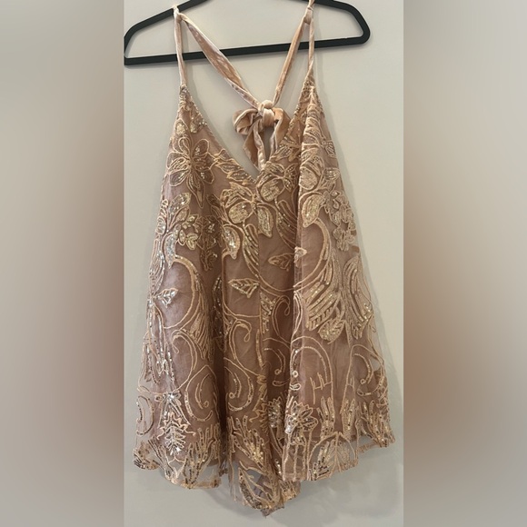 Free People swingin it romper - Picture 5 of 7